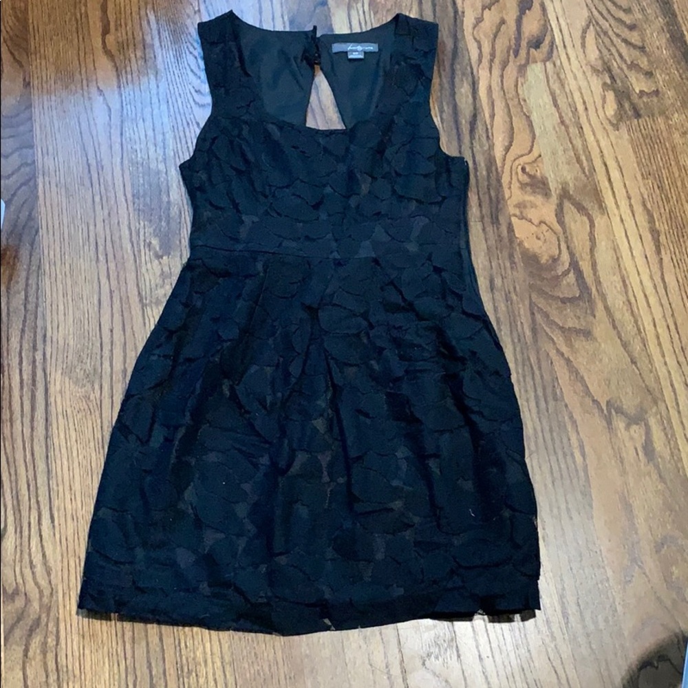 black lace dress